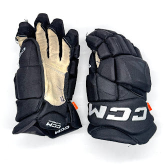Gants de hockey CCM HGJSPP Pro Stock d'occasion (noirs)